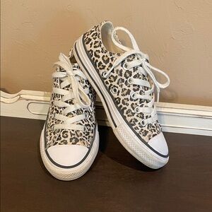 Converse Kids Sneakers in Leopard Print